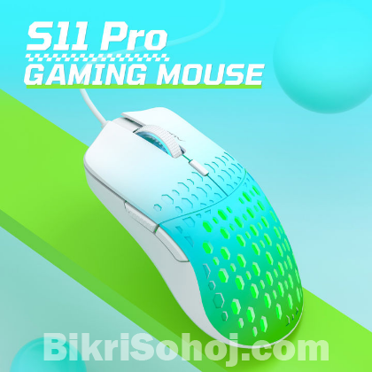 AULA S11 Pro Wired Gaming White Color Mouse